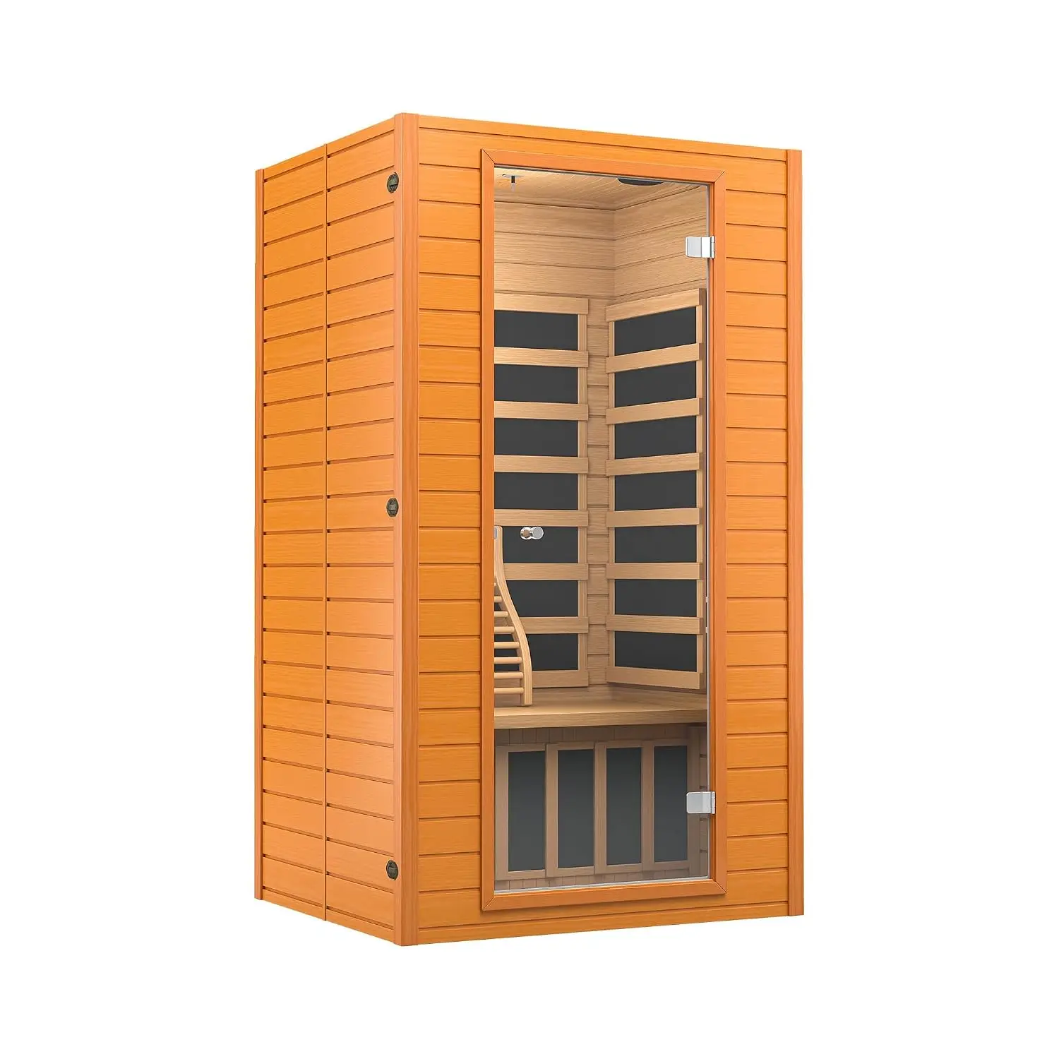 Infrared Sauna for Home, Near Zero EMF Home Saunas for up to 2 Person, Indoor Dry Heat Sauna Room with Infrared Red, Customized