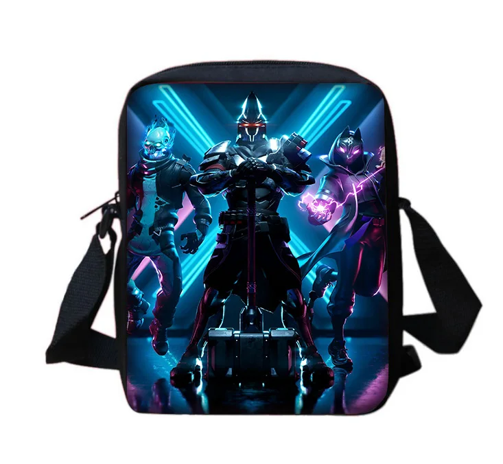 Hot Game Boy Girls Printed Shoulder Messenger Bag Child Casual Handbag Men Women Phone Design-F-FortniteS Bag Shopping Bag view 2