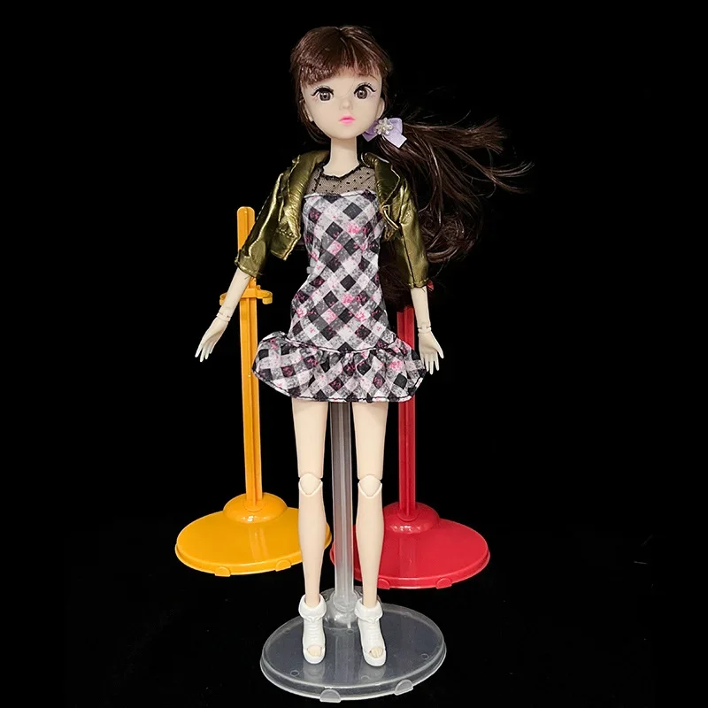 2PCS Doll Doll Stand Display Stand Holds 1/6 Barbie Furniture Support Mannequin Stand Miniature Scene Decoration Accessories
