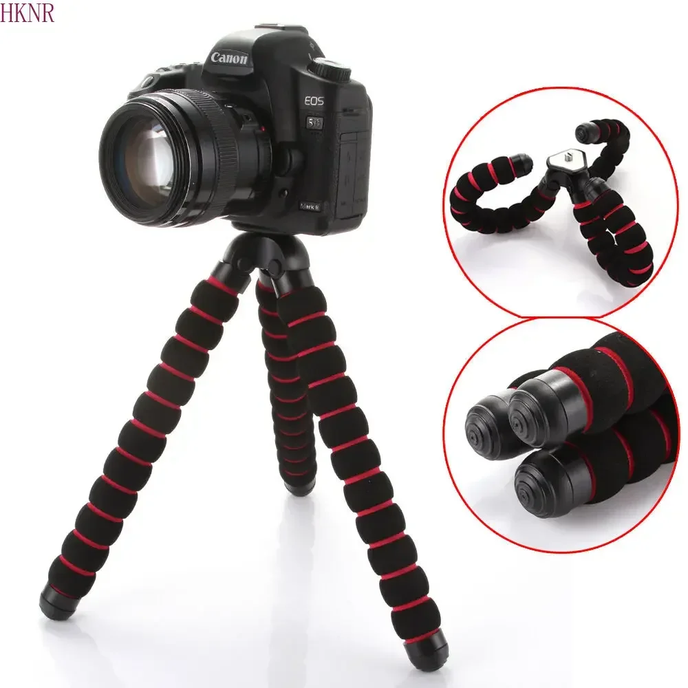 Camera Accessories Sponge Iphone Tripod for Canon Nikon Sony Gopro Hero 8 7 6 Mobile High Quality Octopus Flexible Tripod Stand