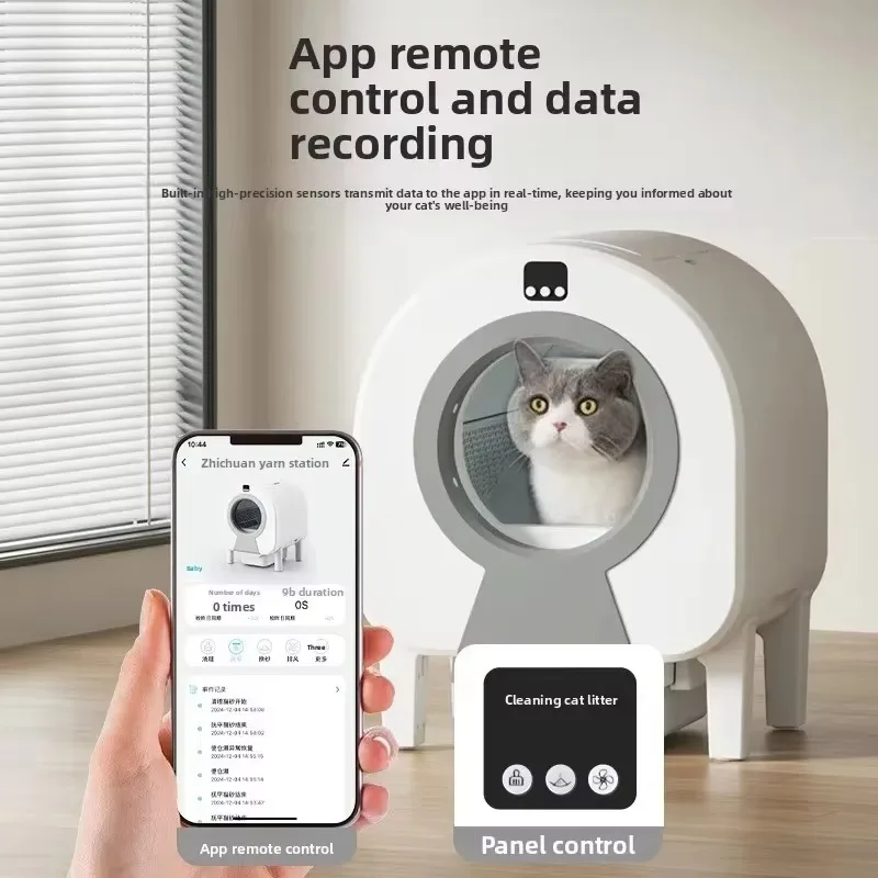 STLF Intelligent automatic self-cleaning cat box, with APP remote control, one-click cleaning WiFi 2.4G CK06 model 10L