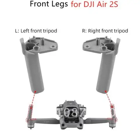 

for DJI Air 2S Left/Right Front Legs Kits Drone Landing Gear Stand Front Arm Tripod Drone Replacement Repair Parts Accessories