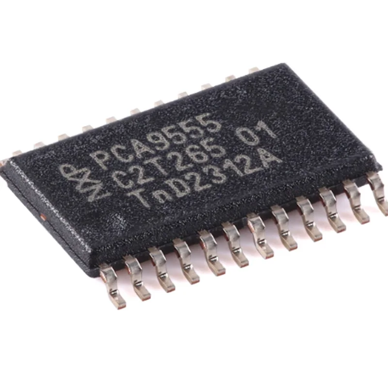 10Pcs New Original Pca9555Pw,118 Pca9555 Tssop-24 16-Bit I2C Bus and Smbus I/O Expander Chip