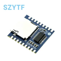 Serial port control voice module MCU IO control SD/TF card MP3 player board XY-V17B