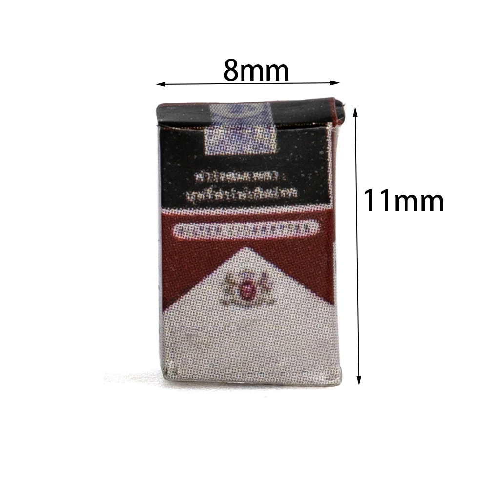 1/12 Dollhouse Miniature Accessories Mini Cigarette Case Simulation  Cigarette Box Model for Doll House Decoration ob11