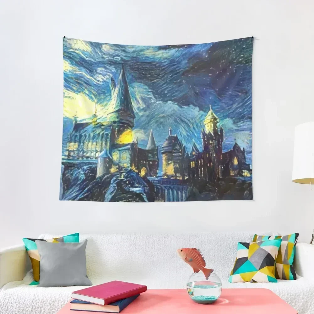 

Starry Wizarding School Tapestry Bedroom Decor Aesthetic Aesthetic Room Decor Wallpapers Home Decor Tapestry