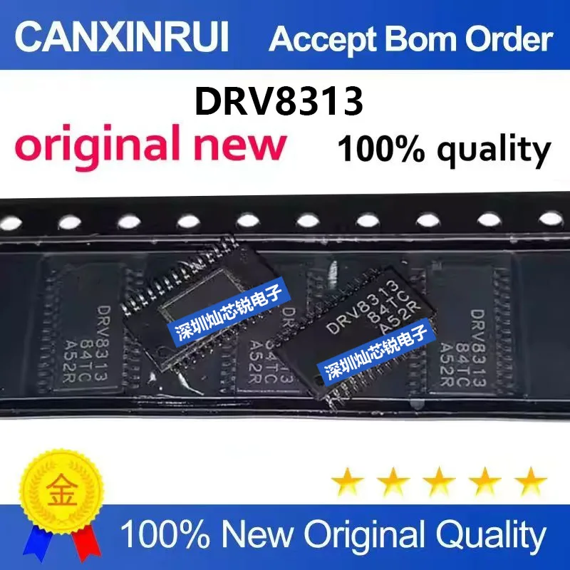 (5-100pieces)Brand new original DRV8313 DRV8313PWPR SMD TSSOP28 motor driver IC