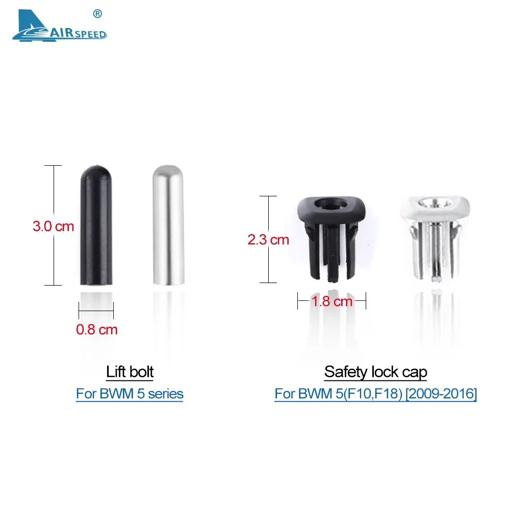 For BMW 5 Series E39 G30 F90 F07 E60 F11 G31 F10 F18 2009-2016 Car Door Lock Button Pin Screw Knob Cap Case