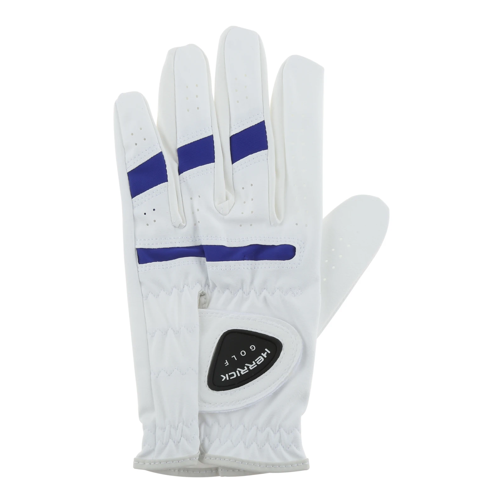 1 Stuk Golfhandschoen Voor Heren Linkerhand 5 Maten Grijs Wit/Blauw Wit Nano Ademend Premium Materiaal Golftraining Hulpbenodigdheden