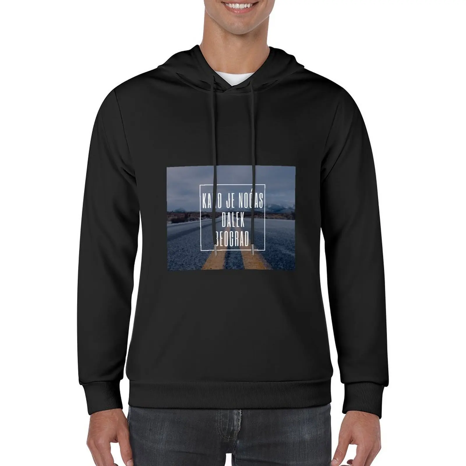 Beograd is Far Far Hoodie ملابس الرجال ملابس أنيمي ملابس الخريف ملابس أنيمي ميزات جديدة من هوديس وبلوزات