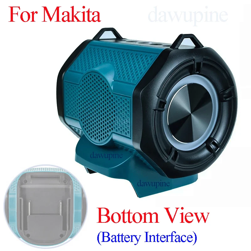 Lithium Battery Case 3D Surround Sound HiFi High Fidelity Audio BlueTooth Speaker For Makita For DeWalt For Bosch For Milwaukee