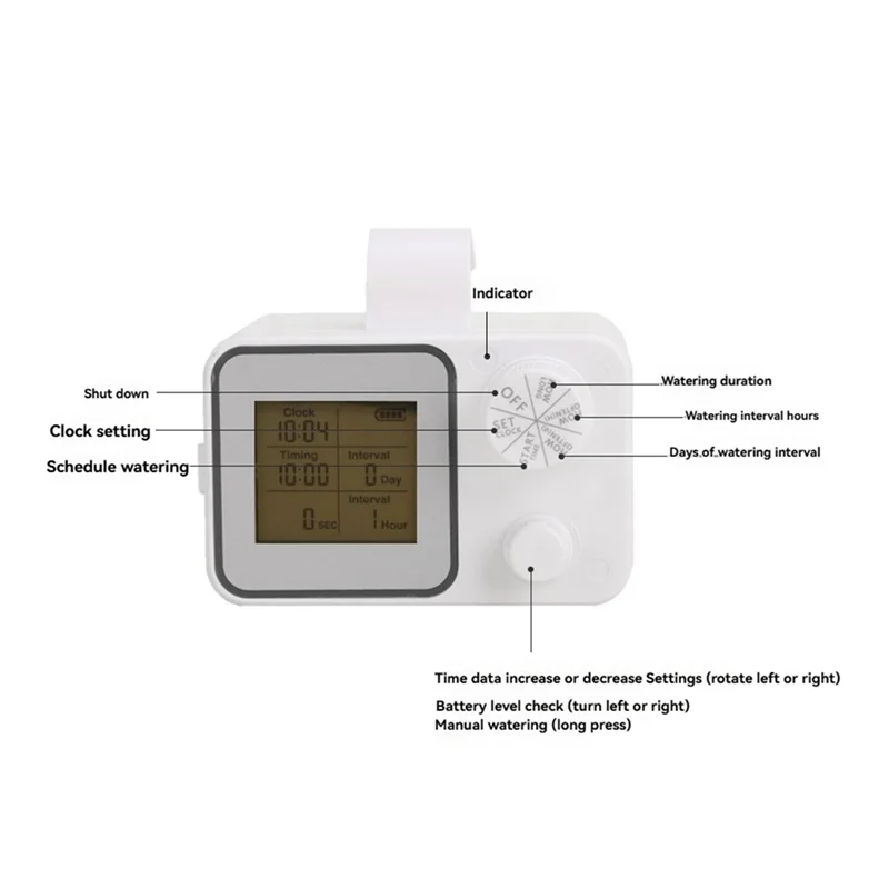 A95I-نظام الري الأوتوماتيكي الذكي للنباتات بوعاء نظام الري الذاتي مع سهم قطرة