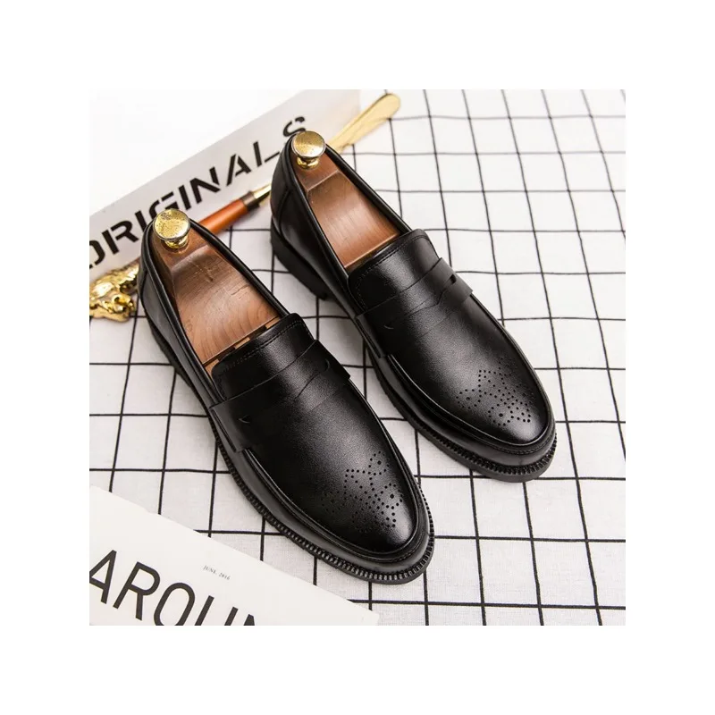 

Men Perforated Dress Shoes, Business Dress Shoes