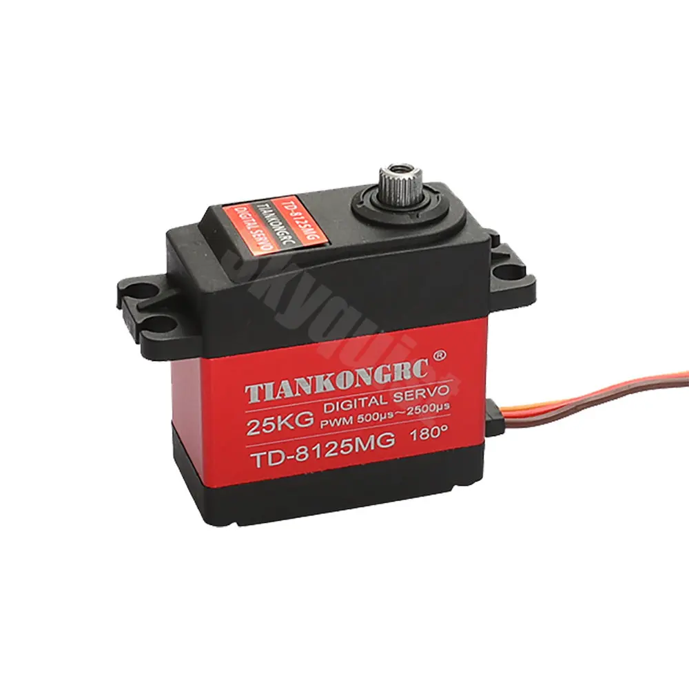 Waterproof 180/270 Degree 20KG 25KG 30KG 35kg 60KG Large Torque metal gear digital servo for 1/8 1/10 Scale RC Cars