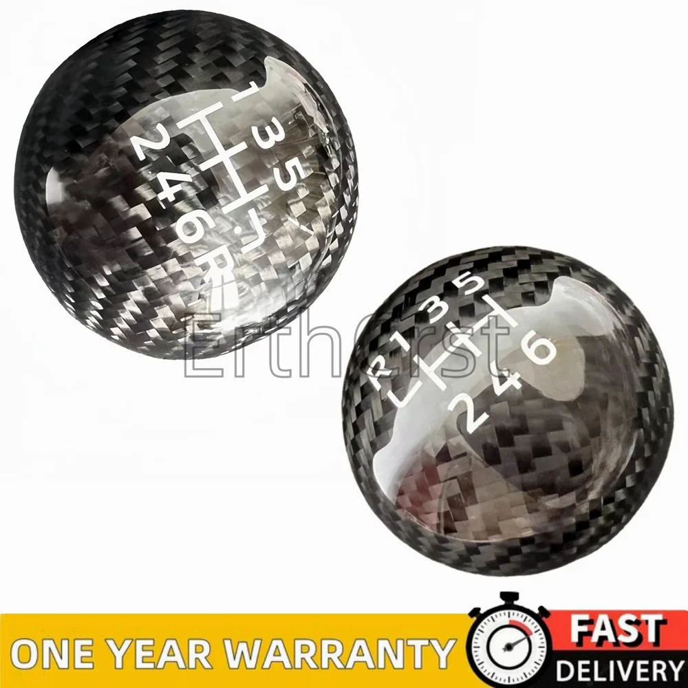 

Car 6 Speed Carbon Fibre Modified Manual Gear Shift Knob Lever Shifter Handball For Toyota GT86 Yaris GR For Subaru STI BRZ WRX