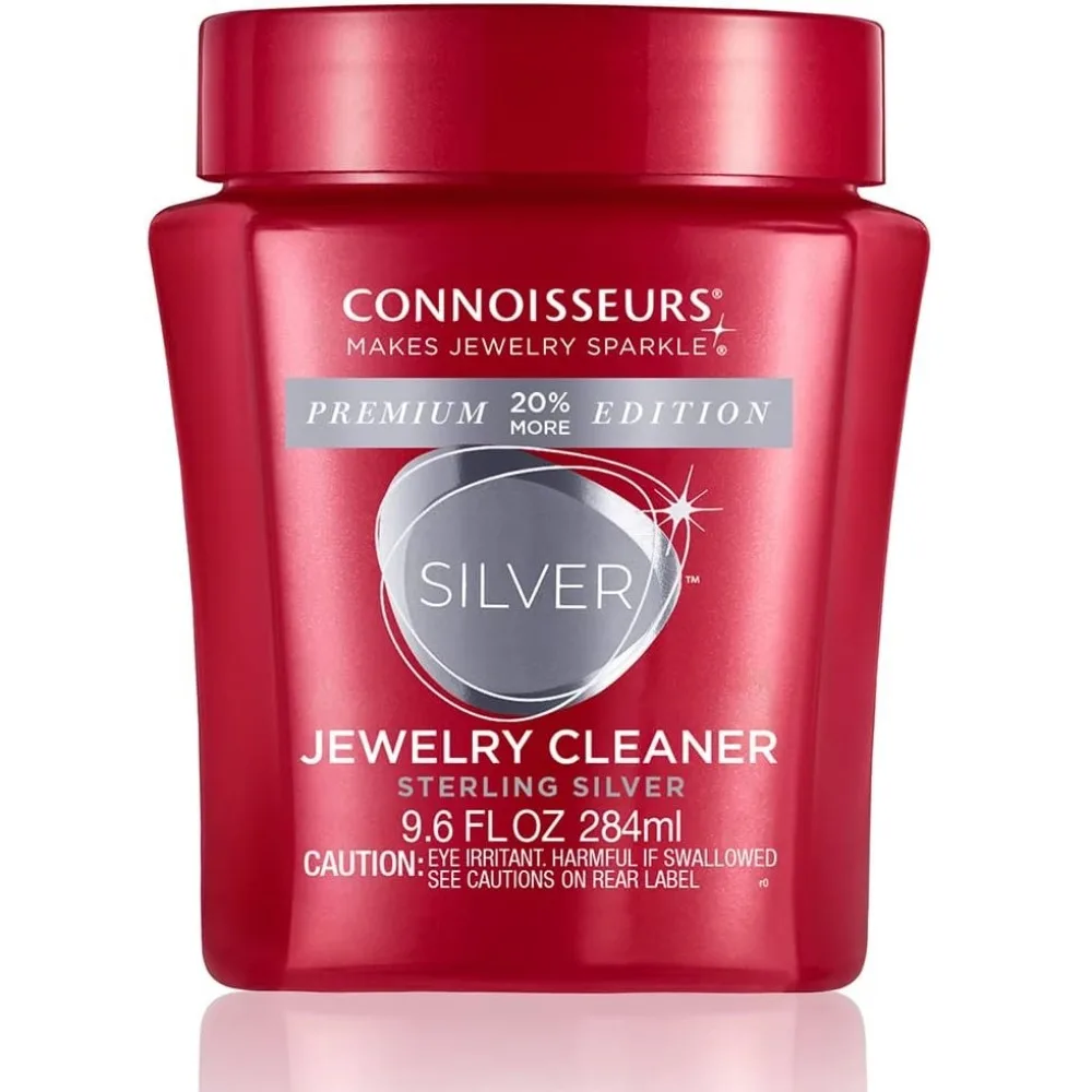 Connoisseurs Jewelry Cleaner for Silver Gold Platinum Diamond Tarnish Remover Sterling Silver Cleaning Solution for Jewelry