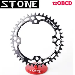 Stone Chainring Round 120 BCD 34T 36 38 40T 44 46T 48T road Bike MTB ChainWheel Tooth Plate 120bcd for sram X9 XX