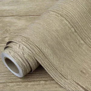 Peel- und Halskette Holzkorn Aufkleber Vinyl Bodenwalze Verkostungsklebstoffe Dwaterfestes Wasser Autokleber Aufkleber Küche Fliesen Badezimmerboden Boden 6 Hauptvinylböden für den Boden - №2