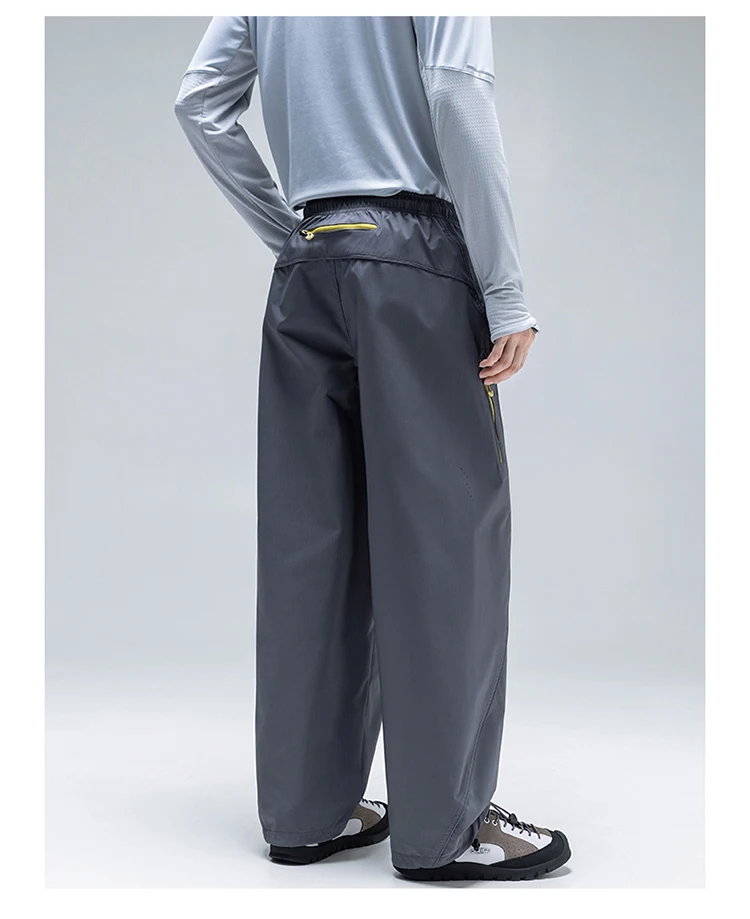 Unisex Teflon Wasserdichte Softshell-Hose - Fluoridfreie, wasserabweisende, schnelltrocknende Wanderhose mit Reißverschlusstaschen – Detail 9