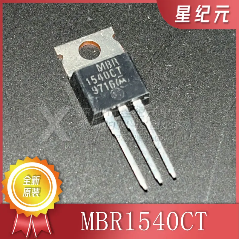 

[IN STOCK] 1 Piece MBR1540CT Schottky Diode TO-220 Brand-new Original