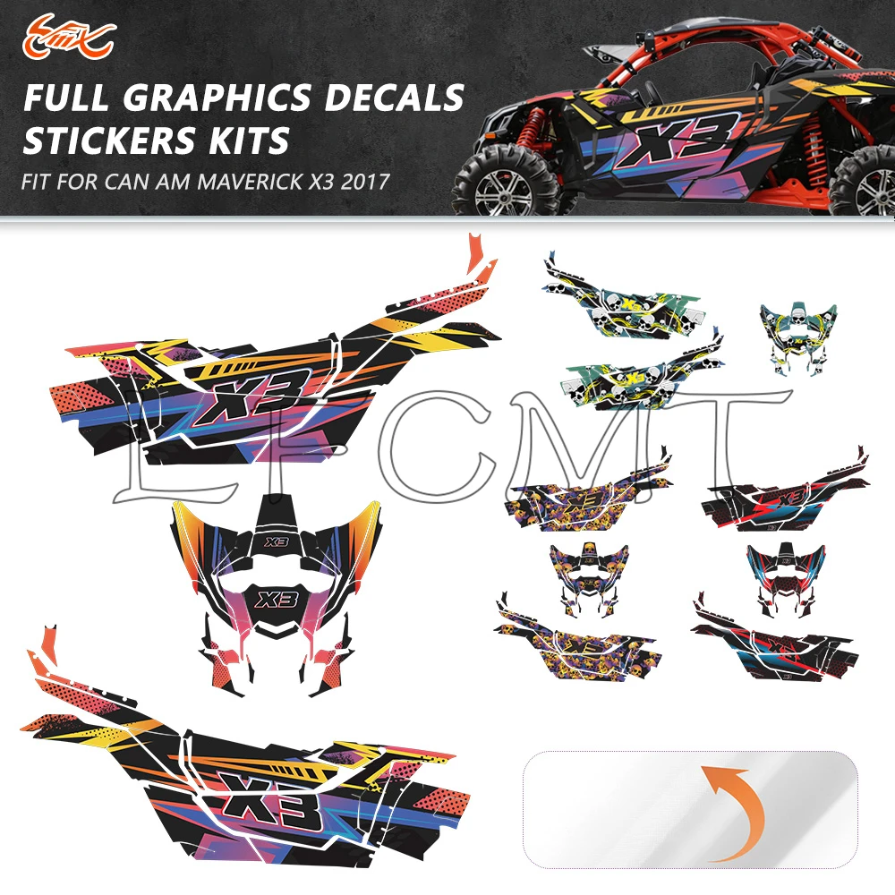 kits-graphiques-utv-ensemble-complet-de-stickers-decoratifs-pour-carrosserie-29-31-35-mil-compatibles-avec-can-am-maverick-x3-2017-2-portes