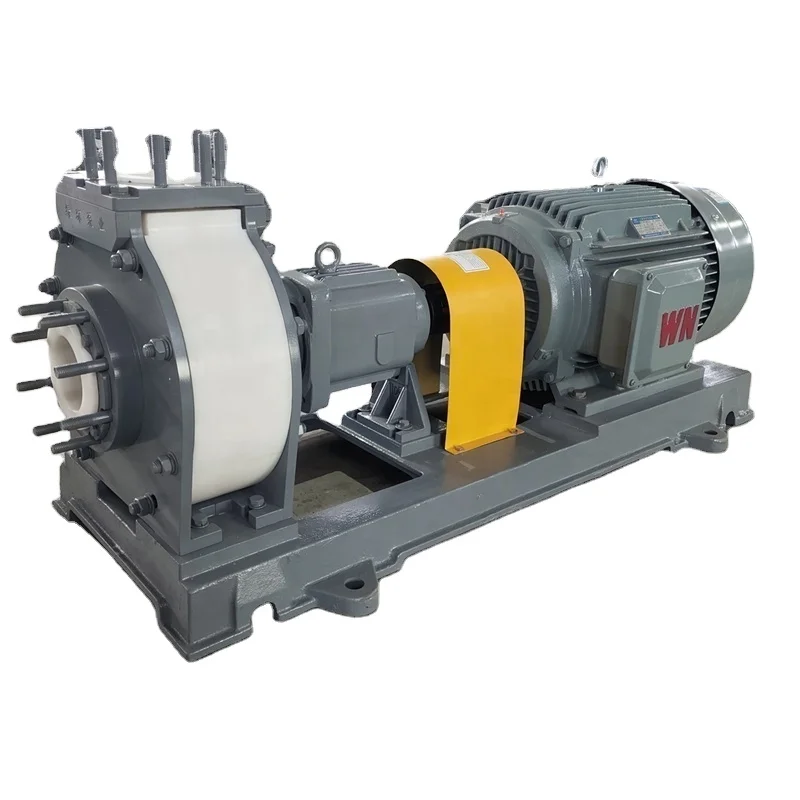 

API610 ISO2858 DIN ISO 5199 HI12.1-12.6 PVDF Fluorine Horizontal Centrifugal Sludge Mud Mortar Pumps