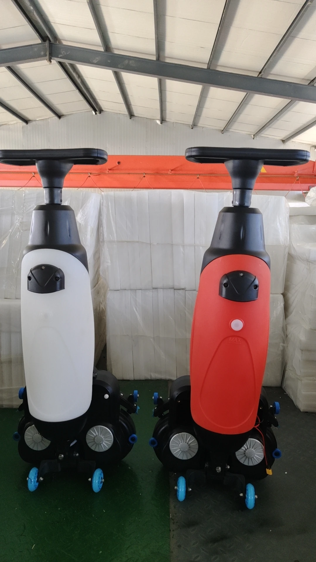 Supermarket, Factory, Workshop, Hotel, Villa, Commercial and Household Dual Brush Small Floor Scrubber, Manual Mop Wholesale