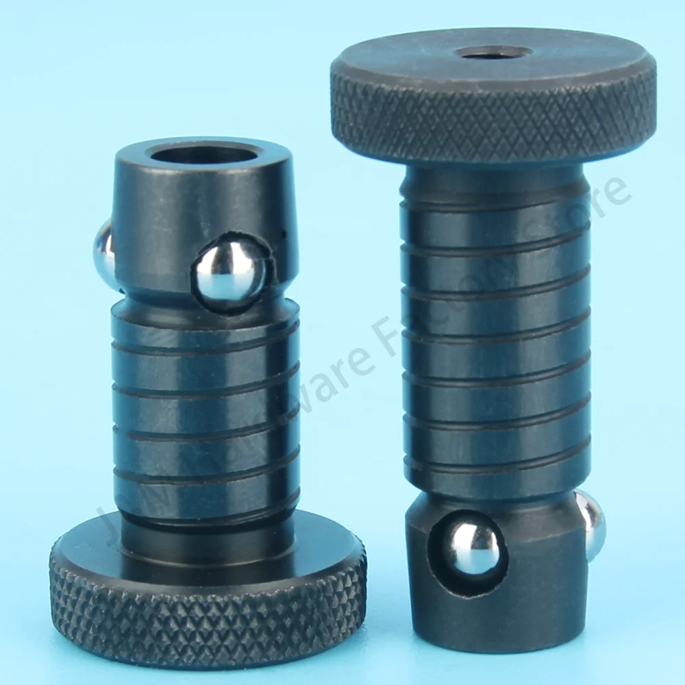 Factory Outlet MJ119 Carbon Steel With Black Oxide Ball Lock Pins  Flange Shank Hex Wrench Locating Pins