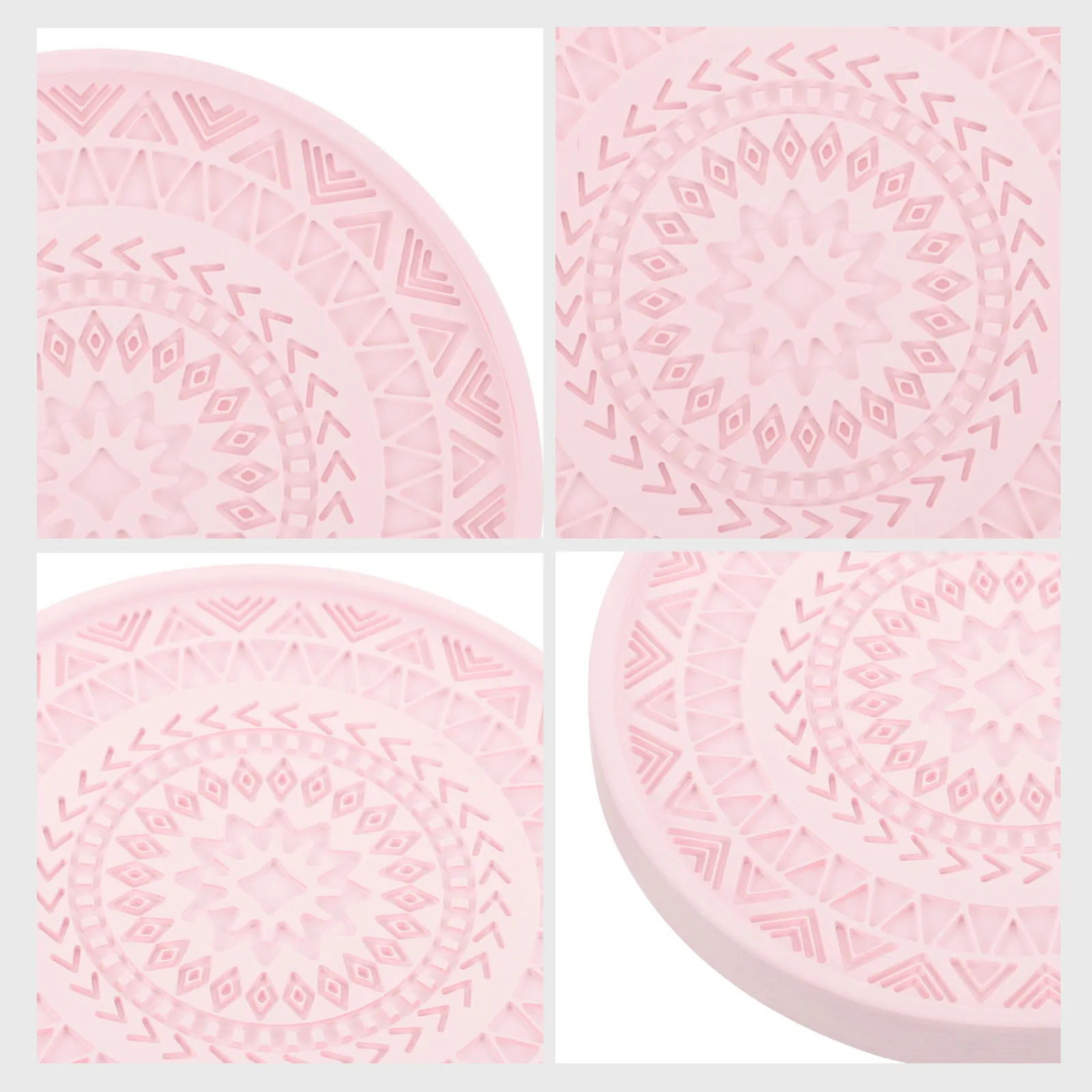 

4Pcs Natural Diatomite Absorbent Cup Coasters Odorless Anti-Slip Placemats Automatic Dry Heatproof Table Protector for Mugs