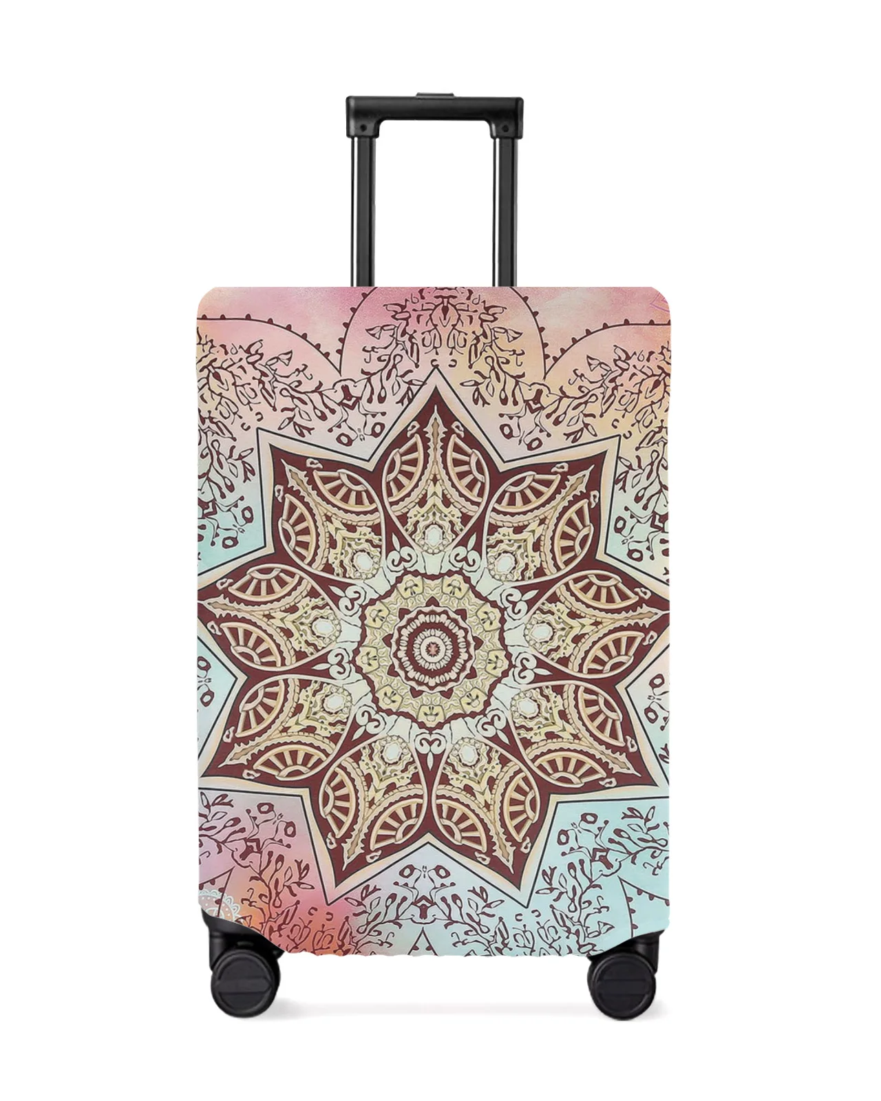 

Mandala Gradient Flower Travel Luggage Cover Elastic Baggage Cover For 18-32 Inch Suitcase Case Dust Cover Travel Accessories