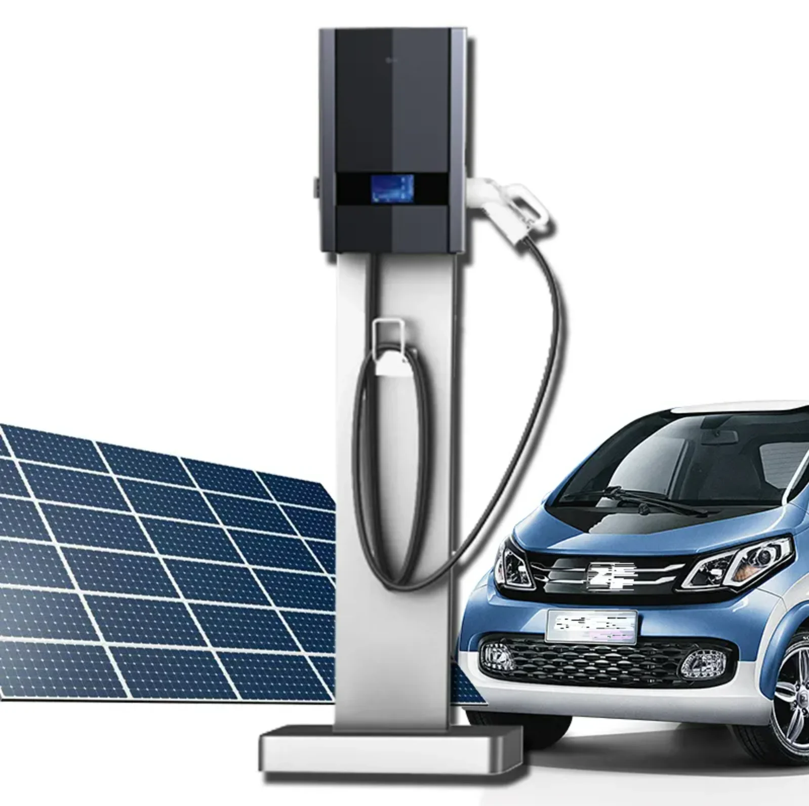 Highfly 30kw Ccs2/gbt/Dc Fast Wallbox Ocpp Dc Charger Electric Car Solar Sharger Ev Charger