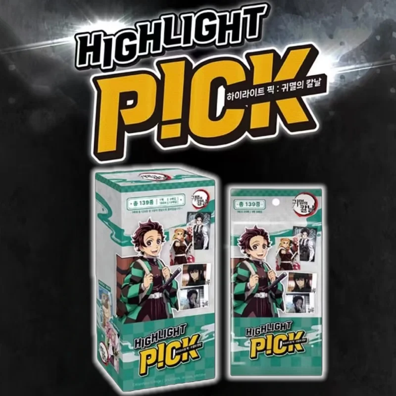 

2025 Original Demon Slayer Highlight Pick Exclusive Movie Anime Tanjiro CGV Cards Korean Version Collection Game Card Collection