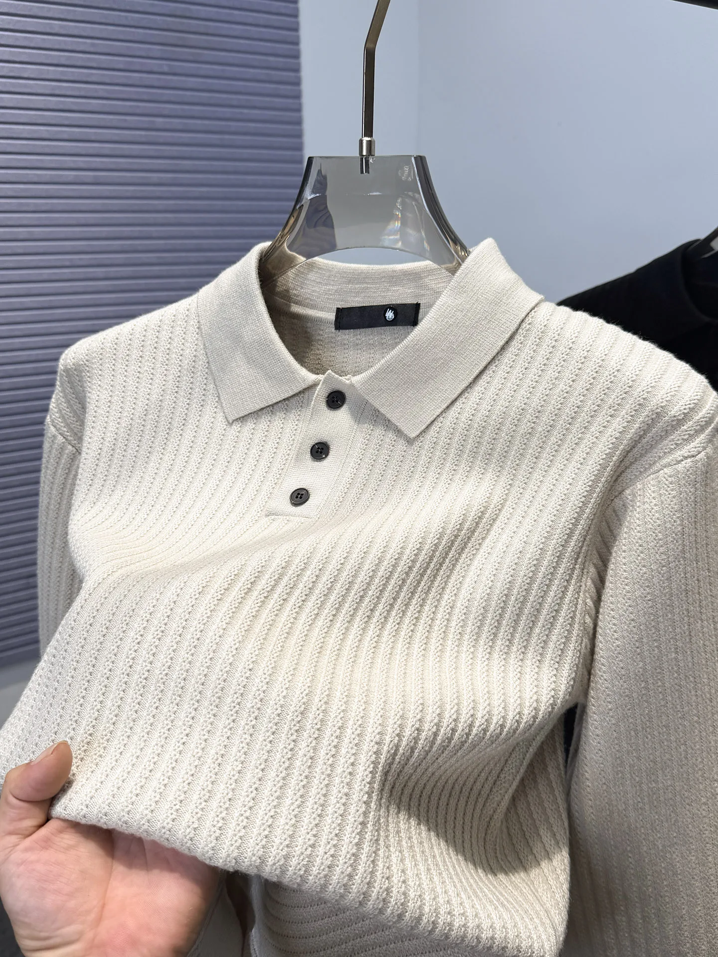 

High Quali Men's Knitted Sweater Casual Sle Pure Color Crew Ne Thiened Long Sve Autumn Winter Faionable