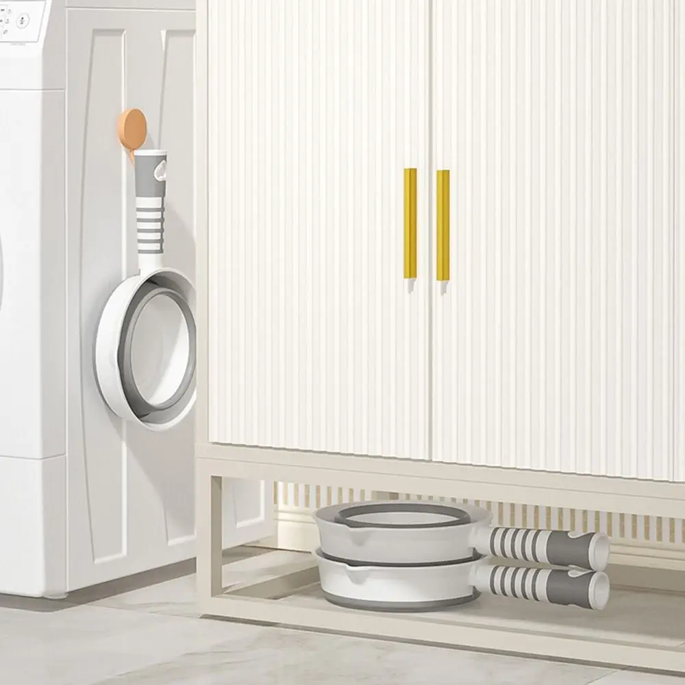 

Storage Container Creative Folding Water Scoop Large Long Handle Kitchen Water Ladle Thickened Save Space Water Dipper Household