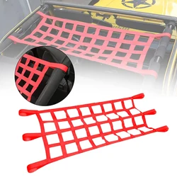 Car Top Roof Hammock Mesh Cargo Net for Jeep Wrangler JK JKU JL YJ TJ LJ 1997-2023+ Car Window Cargo Mesh Net