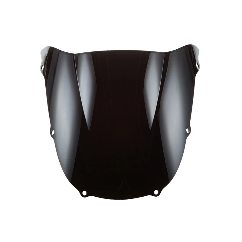 Motorcycle Windshield Fit For Kawasaki ZX6R 98-99 ABS Double Bubble Wind Deflector Front Windscreen Fairing Black