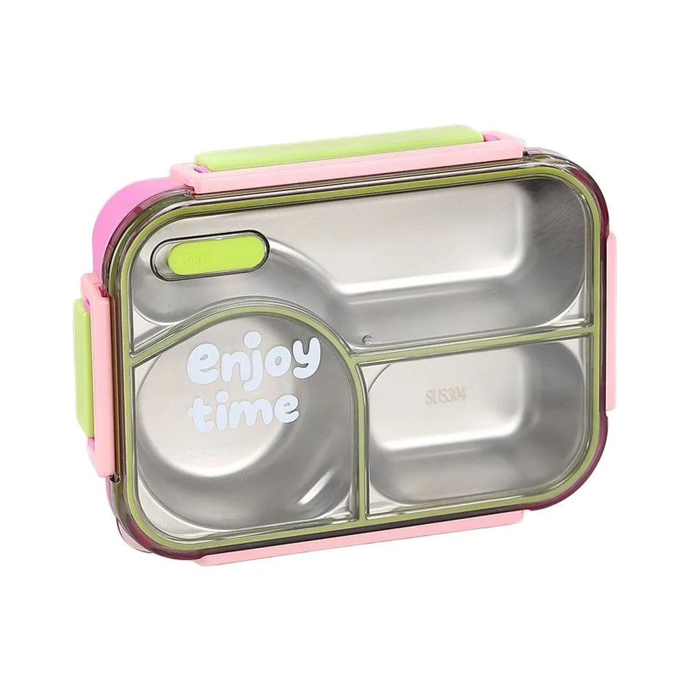 Reusable Meal Prep Box Stainless Steel Lunch Box For Work Lunches Rust Resistant Material Secure Sealing Mechanism