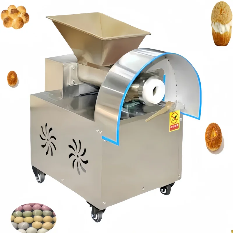 Divisor de massa pequeno de alta qualidade, semiautomático, baguette e pizza redonda, divisor de pão, máquina de fabricação de produtos de grãos