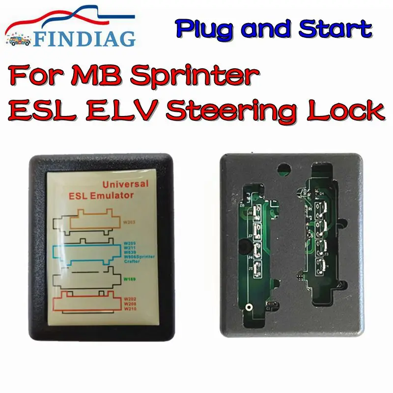

Для MB Sprinter ESL ELV Универсальный эмулятор блокировки рулевого управления для Benz для Sprinter для Vito для VW для Mercedes Plug And Start