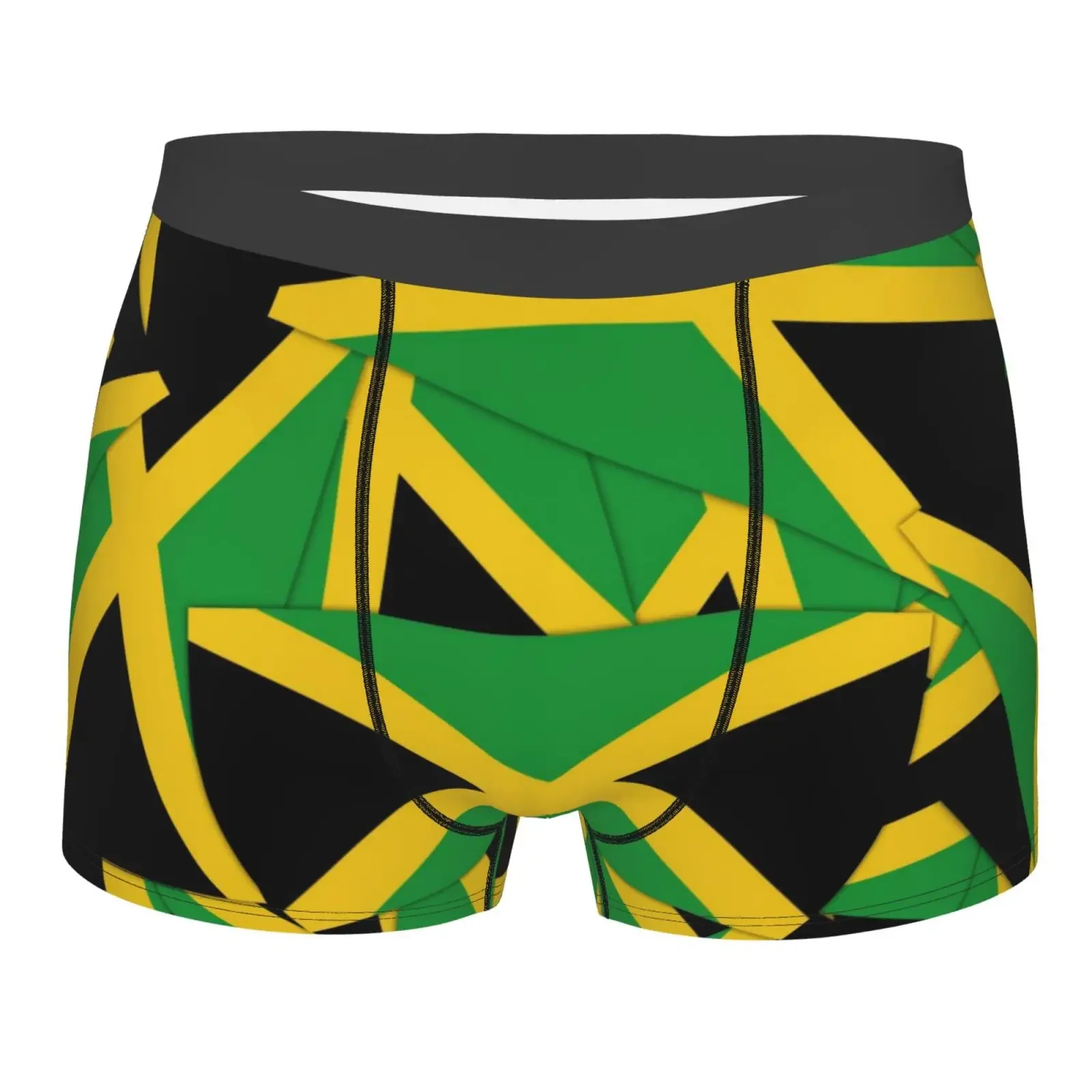 Funny Jamaican Flag Men's Underwear Healthy Soft Comfortable High-Quality Men's Briefs Stylish Trendy Casual Sports Panties
