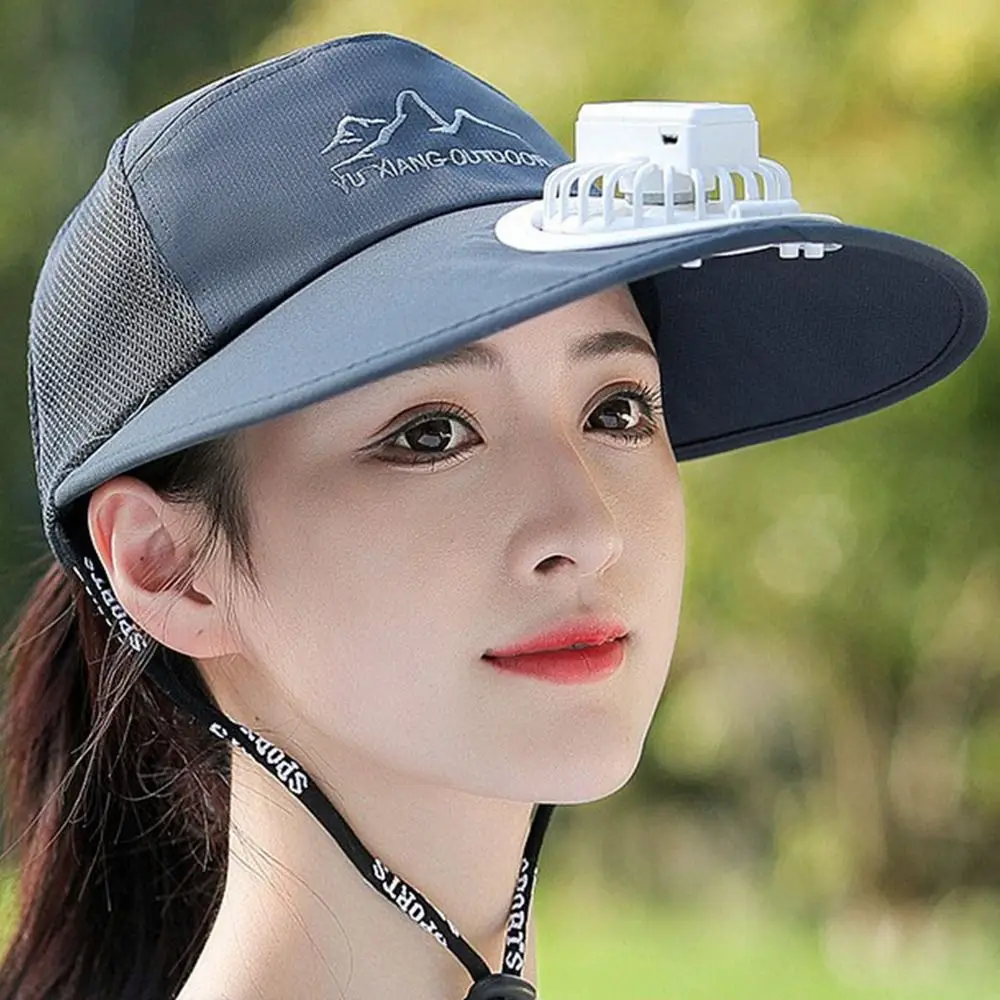 Men's Fishing Charging Fan Hat Summer Outdoor Work Big brim Women's Fan Sun Protection Hat