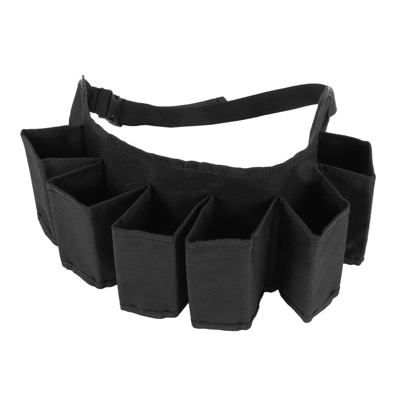 NEW-18 Pack Portable Bottle Waist Beer Belt Bag Wine Bottles Beverage Can Holder,Black