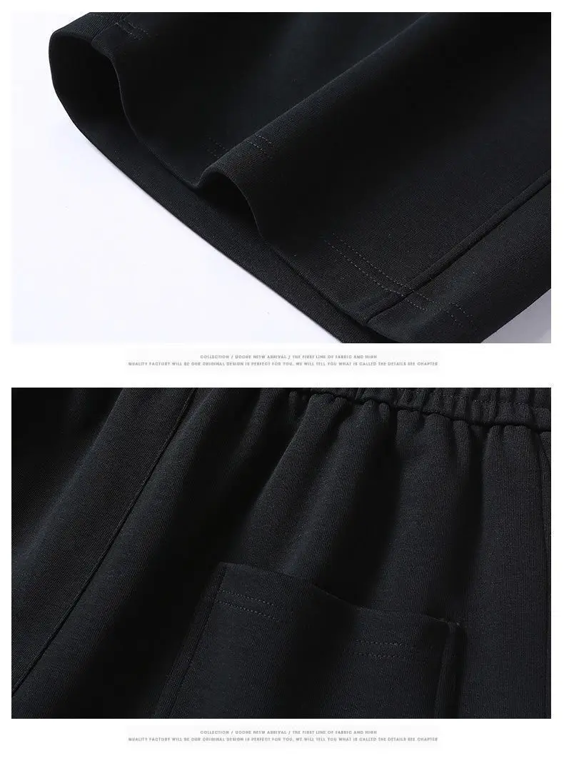 미국산 헤비급 신상 반바지는 여름에 통기성이 뛰어나며 다용도로 활용 가능하며 남성과 여성이 다양한 색상의 트렌디한 신축성 있는 허리밴드를 착용합니다.