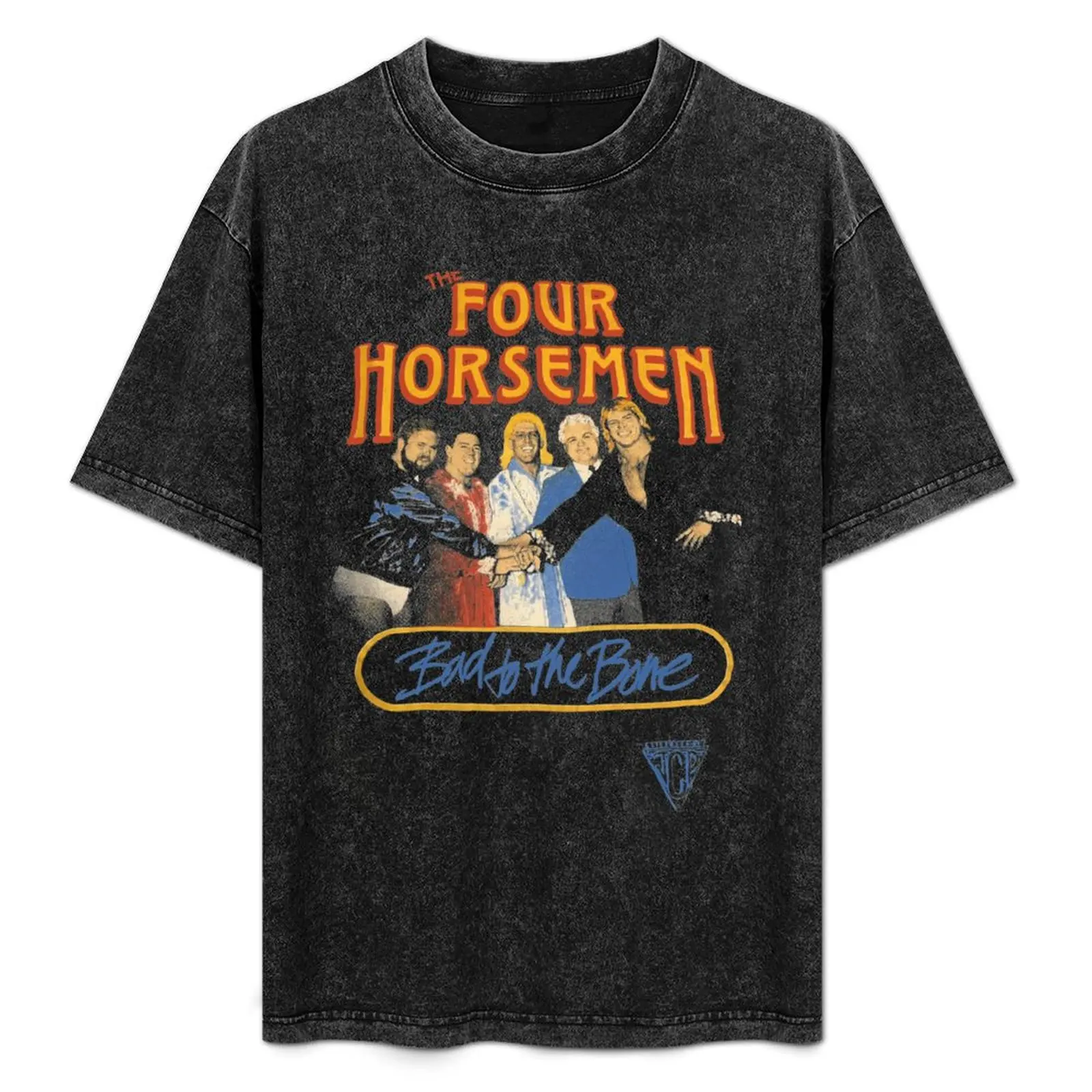 

Four Horsemen Bad To The Bone T-Shirt Classic Graphic Short Sleeve Top
