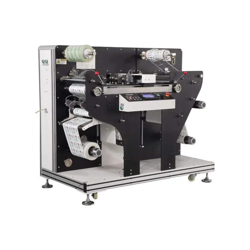 Automatic Digital Roll Label Cutting Machine Sticker Film Die Cutting Machine Vicut Roll to Roll Label Cutter