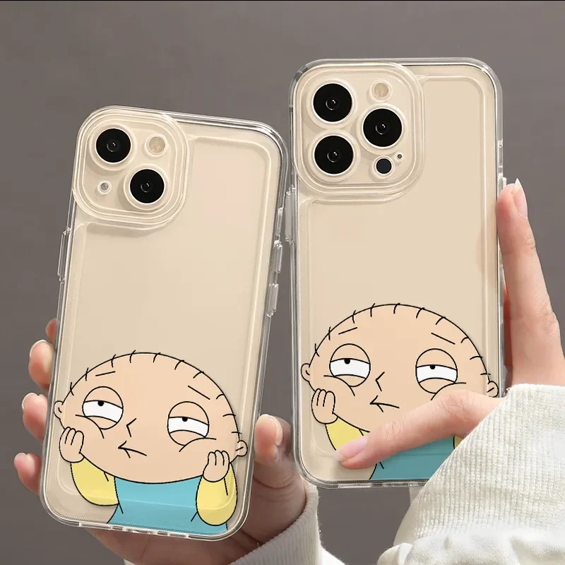 ins Trapped children Phone Case For iPhone16 Pro Max15 14 13 12 11 XR XS Max 7 8 Plus Y2K Cartoon Anime fall protective shell