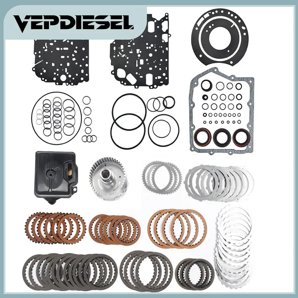 

1 Set 68272623AB 68029389AA 62TE Transmission Master Rebuild Kit For 2007-2013 Grand Voyager Chrysler Pacifica Journey Avenger