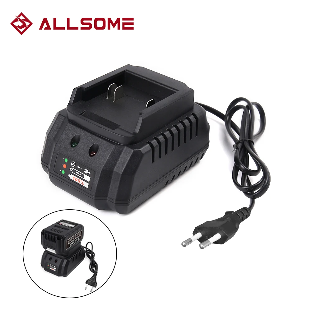 

18V 21VLithium Battery Charger Portable High Power Smart Fast Charging for Electric Screwdriver Drill Power Tool EU/US Plug