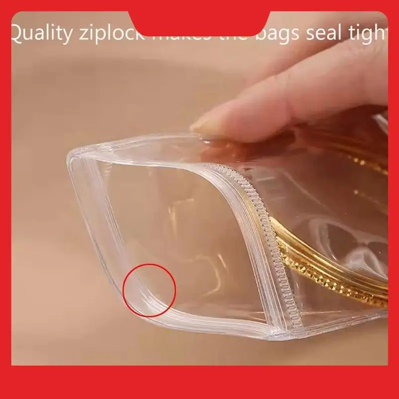 

A32HOT-160 Pack PVC Clear Jewelry Anti Oxidation Zipper Bag Antitarnish Plastic Bags For Packaging Jewelry Rings Earrings
