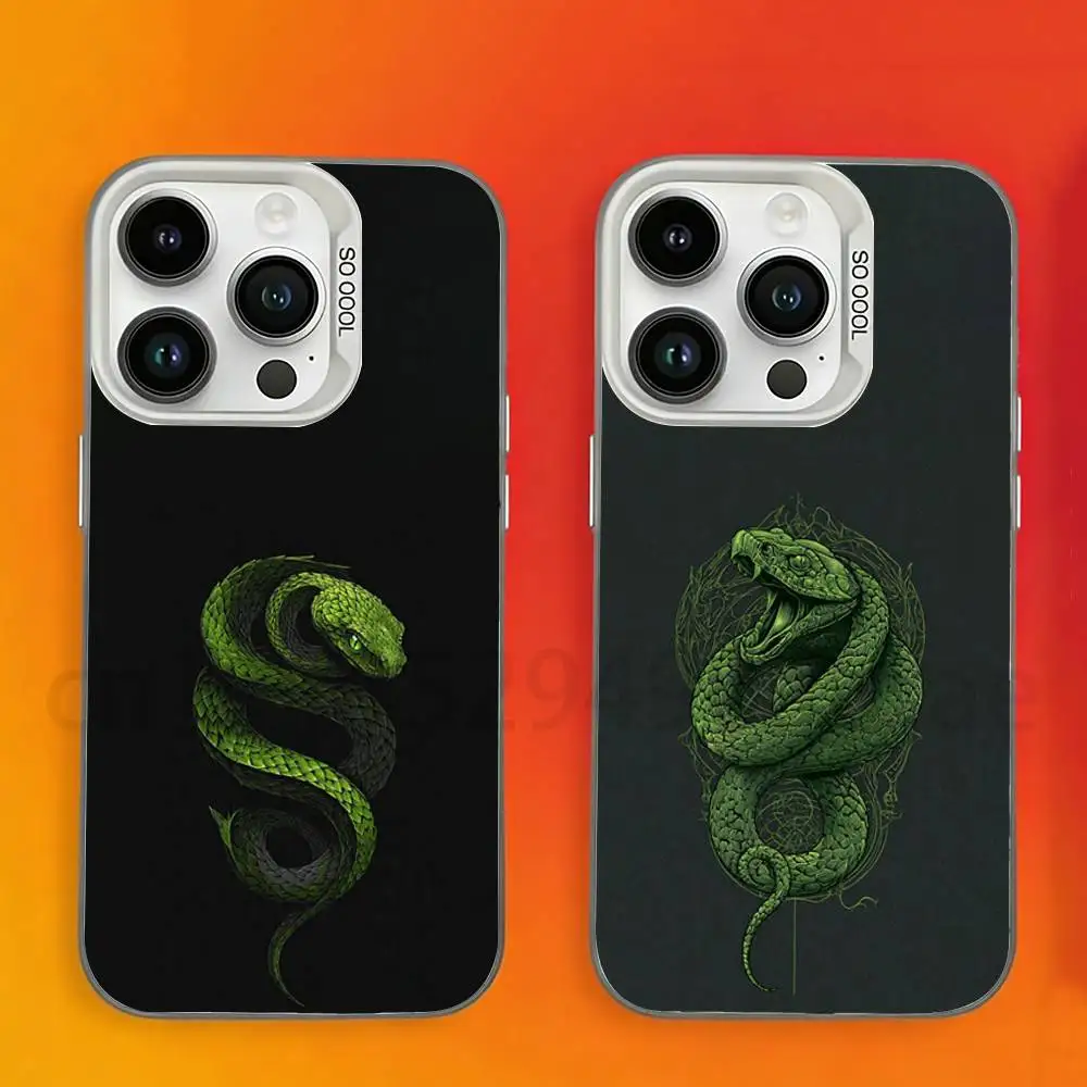 

Fashion snake Phone Case For iPhone 17,16,15,14,13,12,11,Pro,Max,Plus,Mini, Anti Fall Matte Hard Bumper